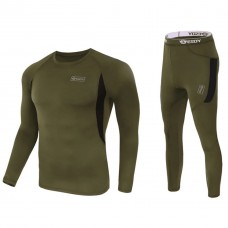 Комплект термобілизни Tactical Fleece Thermal Suit Хакі M