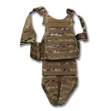 Бронекомплект Militex з балістичним захистом 1 клас захисту Multicam