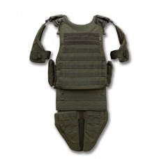 Бронекомплект Militex з балістичним захистом 1 клас захисту Khaki