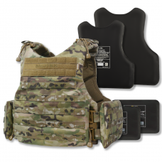 Бронежилет Militex Modular X-1 з балістичним пакетом 1 клас захисту (Збільшена площа захисту) Multicam USA original