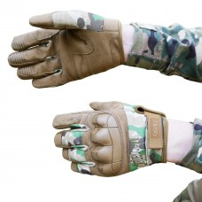 Рукавиці тактичні Mechanix M-Pact 3 з кісточками Мультикам XXL