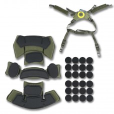 Підвісна система + подушки для шолому Team Wendy Cam Fit (R) GEN.3 Хакі