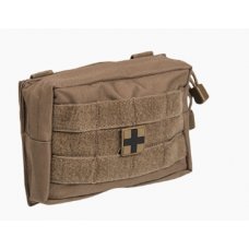 Підсумок-аптечка Укомплектований набір Першої медичної допомоги Койот Mil-Tec FIRST AID SET LEINA PRO.25-TLG.SM Dark Coyote (16025319)