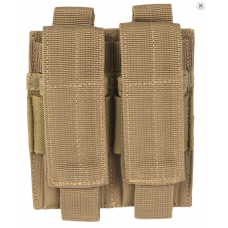 Підсумок тактичний для магазинів пістолета подвійний Койот Mil-Tec MAG.TASCHE F.PISTOLE DOUBLE COYOTE (13495505)