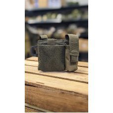Підсумок для магазинів Mil-Tec подвійний Олива MOLLE ADMIN POUCH OLIV (13486001)