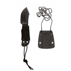 Ніж тактичний Mil-Tec Із паракордом На шию Чорний NECK KNIFE PARACORD M.KETTE 10,5CM (15398400)