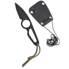 Ніж тактичний Mil-Tec Із ланцюжком на шию NECK KNIFE M.KETTE 16CM (15398200)