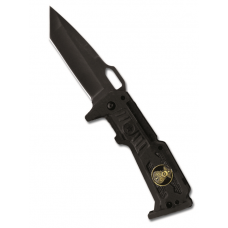 Ніж складний тактичний Mil-Tec Поліцейський Чорний EINHANDMESSER 'POLICE' (15312000)