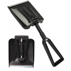 Лопата складна посилена Mil-Tec для снігу Чорна SCHNEESCHAUFEL KLAPPBAR ABS SCHWARZ (15526300)