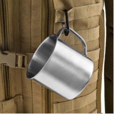Кружка сталева Mil-Tec 500мл STAINLESS STEEL армійська польова (14602000-500)