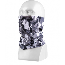 Головний убір багатофункціональний Mil-Tec Баф Чорно-Білий MULTI FUNCTION HEADGEAR URBAN (12216022)