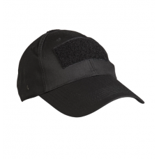 Бейсболка тактична Mil-Tec One size Чорна TACTICAL BASEBALL CAP SCHWARZ (12319002)