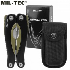 Мультитул тактичний Mil-Tec з чохлом 9in1 KOMBI TOOL OLIV (15402001)