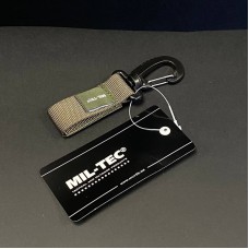 Карабін із кріпленням на пояс тактичний Mil-Tec® 70мм Олива TACT.KOPPELSCHLAUFE 70 MM M.KARAB.OLIV (13505001)