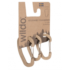 Набір 3 карабіни тактичні Wildo Койот ACCESSORY CARABINER SET COYOTE (15920105-89631)