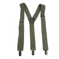 Підтяжки тактичні 120см Олива Mil-Tec HOSENTRÄGER M. CLIP OLIV (13184001-120)