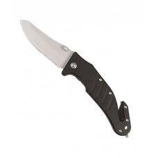 Ніж тактичний Mil-Tec Ніж рятувальника Чорний AUTOMESSER M.CLIP SCHWARZ (15321002)