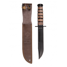 Ніж тактичний Mil-Tec Армійський Бойовий KAMPFMESSER USMC M.LEDERSCHEIDE (15367000)