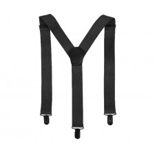 Підтяжки тактичні Mil-Tec 120см Чорні Hosentrager M.Clip Schwarz (13184002-120)