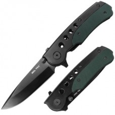 Ніж тактичний Mil-Tec cкладаний One-Hand Folding Knife Black Olive (15305000)