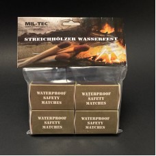 Набір 4 пачки сірники тактичні Mil-Tec Вологостійкі захищені 4 PACK/BLISTER (15234000)
