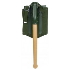 Лопата тактична Mil-Tec Саперна складна з киркою та чохлом BW KLAPPSPATEN M.TASCHE (15523100)