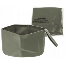 Контейнер-умивальник (раковина) тактичний Mil-Tec Складний для миття Водостійкий 5л Олива WASCHBEHÄLTER PVC FALTBAR 5L OLIV (16006001-5)