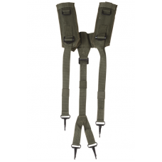 Підтяжки тактичні Mil-Tec Універсальні Кріплення до пояса One size Олива US KOPPELTRAGEGESTELL LC2 (13501001)