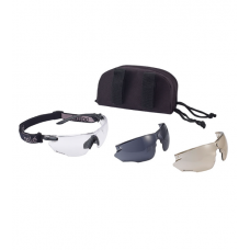 Окуляри балістичні Bollé Захисні Зі змінними лінзами One size з чохлом в чорній оправі TACT.BRILLE COMBAT SCHWARZ (15649502)