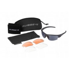 Окуляри тактичні Mil-Tec Балістичні Із змінними лінзами Чорні BRILLE SWISS EYE GARDOSA BALLISTISCH LG (15625302)