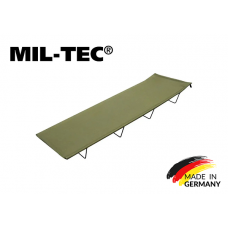 Ліжко - Розкладачка - лежак тактичне Mil-Tec з чохлом розкладне сталеве 180х60х16см до 120кг Олива METALLGESTELL (14406000)