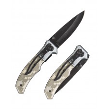 Ніж тактичний Mil-Tec Складний сталевий Піксель EINHANDMESSER AT-DIGITAL (15317070)