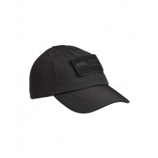 Бейсболка тактична військова Mil-Tec SOFTSHELL One size Чорна BASEBALL CAP (12317502)