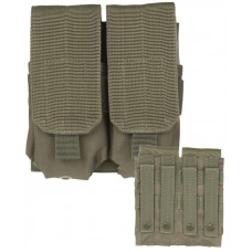 Підсумок тактичний Mil-Tec Для магазинів M4/M16 Подвійний Олива MAG.TASCHE M4/M16 DOUBLE OLIV (13496601)
