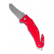 Ніж тактичний Mil-Tec Ніж рятувальника Червоний AUTOMESSER M.CLIP ROT (15321010)