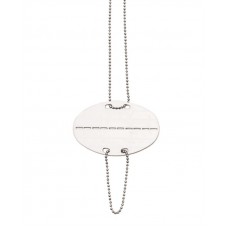 Жетон тактичний Mil-Tec Бундесвер Армійський на шию Нержавіюча сталь One size BW ERK.MARKEN-SATZ M.KETTEN (16310000)