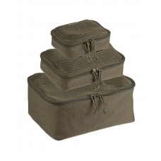 Набір підсумків органайзерів тактичних Mil-Tec 3шт Олива NETZ POUCH-SET 3-TLG.OLIV (16003801)