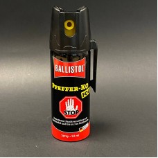 Балончик перцевий аерозольний газовий 50мл Ballistol Німеччина VERTEIDIGUNGSSPRAY PFEFFER SPRAY FOG 50ML NUR EU (16223050-50)