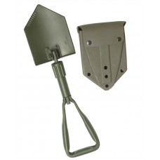 Лопата тактична Mil-Tec Саперна складна Олива з чохлом BW DREIFACHSPATEN M.TASCHE (15520100)