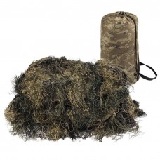 Маскувальна сітка MIL-TEC Ghillie Cover Anti Fire 140x100 см Woodland (11962220)
