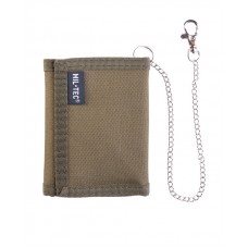 Гаманець візитівка військовий Mil-Tec® Портмоне з ланцюжком GELDBÖRSE M.SICHERHEITSKETTE OLIV (15811001)