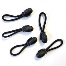 Набір пулерів тактичних Mil-Tec На замок 5шт. Граната RING PULLER PINEAPPLE Black (13458112)
