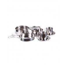 Набір посуду Mil-Tec з неіржавкої сталі Cook set stainless steel 8-pcs. (14648300)