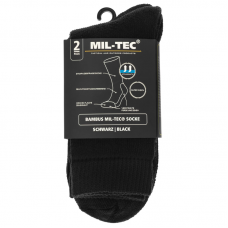 Набір 2 пари шкарпетки тактичні Mil-Tec 42-43р Nature Socks Black (13006202-003-42-43)