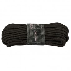 Паракорд тактичний Mil-Tec Мотузка паракордова Commando line 7мм x 15м Black (15941002-007-15)