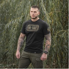 Футболка M-Tac армійська бавовняна Logo M Black (80066002-M)