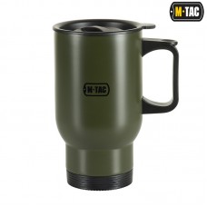 Термокружка M-Tac з кришкою подвійні стінки 450мл Olive (60010001-450)