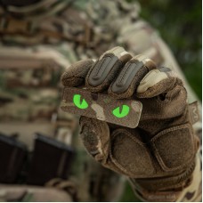 Патч M-Tac нашивка 8х2,5 см Cat Eyes Laser Cut Multicam/Green/GID (51507008)