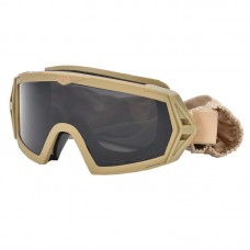 Окуляри тактичні JB Tactical 3 змінні лінзи Antifog UV tactical goggles Coyote (JB-GLS-0002-BRN)