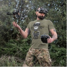 Футболка M-Tac армійська бавовняна Drohnenführer M Light Olive (80050038-M)